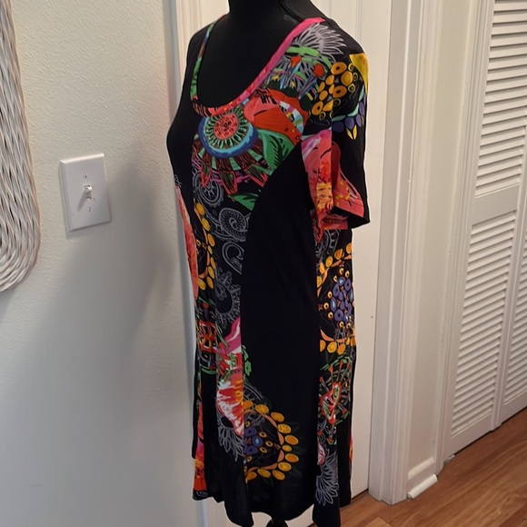 Parsley & Sage colorful panel dress - Picture 4 of 6